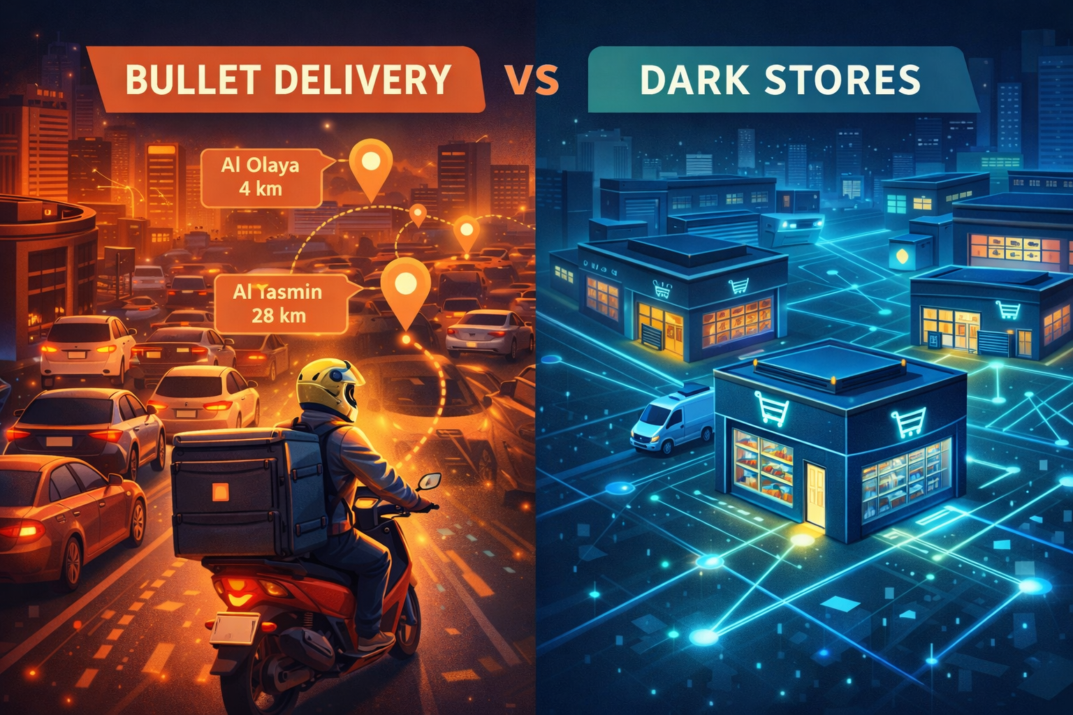 Bullet Delivery Is Fast. But in a City Like Riyadh, Fast Alone Isn't Enough.